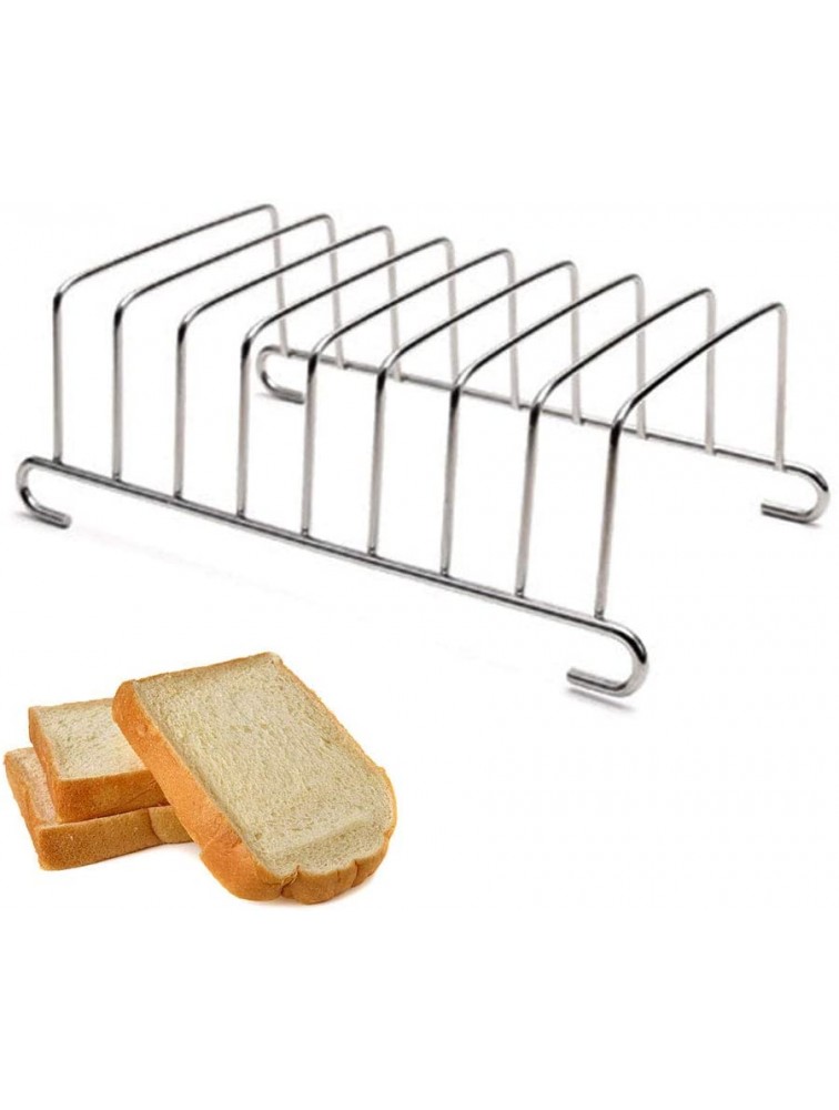 Toast Rack,Stainless Steel Tool Cooling Grid Bread Rack Rectangle Air Fryer Accessories - BA45UZ8CL