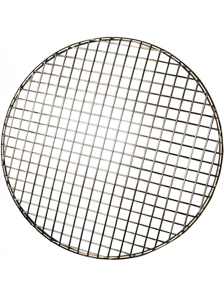 Turbokey BBQ Stainless Steel 12 Inches Round Cooking Grate Carbon Baking Net Grill Pan Grate Multi-Purpose Cross Wire Rack Round Steaming Cooling Stainless Steel 305mm 12" - BKRN9XQ6X