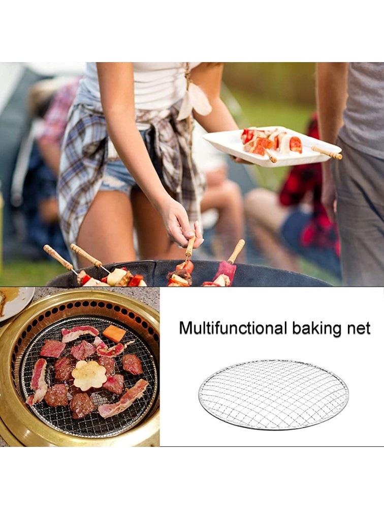 YIREAUD 5pcs Grill Wire Cooling Racks,Round Barbecue Wire Rack Dia 9.8 Multi-Purpose Grill Cooling Rack Bbq Accessories Grill Net - B1ISGG4T4