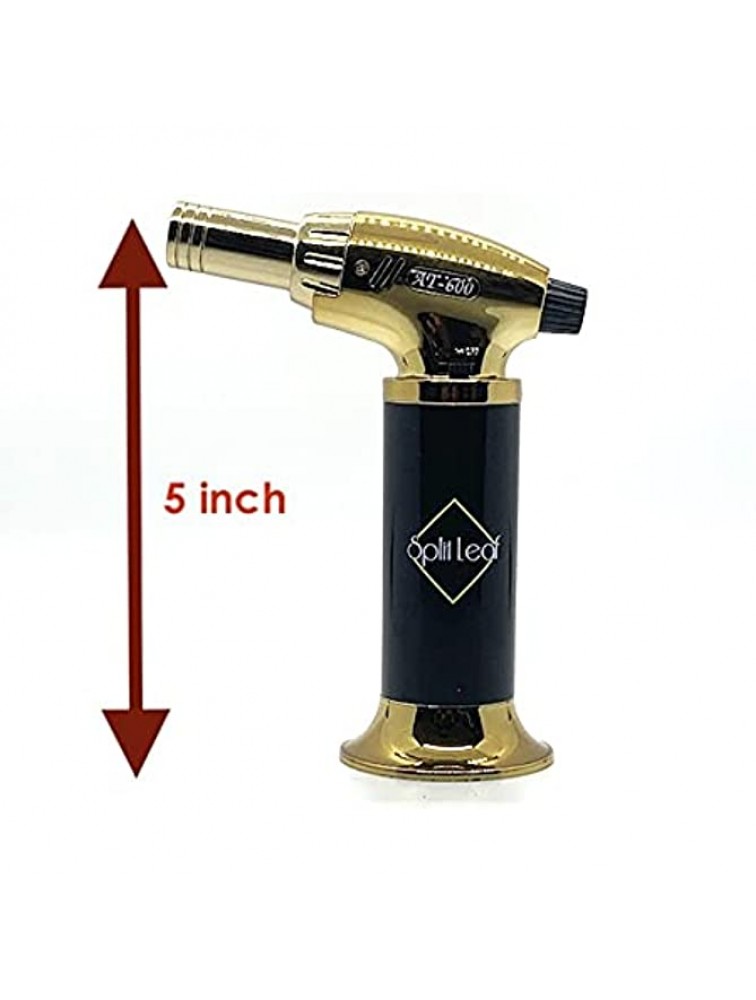 Cooking and Baking Butane Torch Lighter New Model Windproof Flame Adjustable Flame Safety Lock - BJ5OIWNWQ