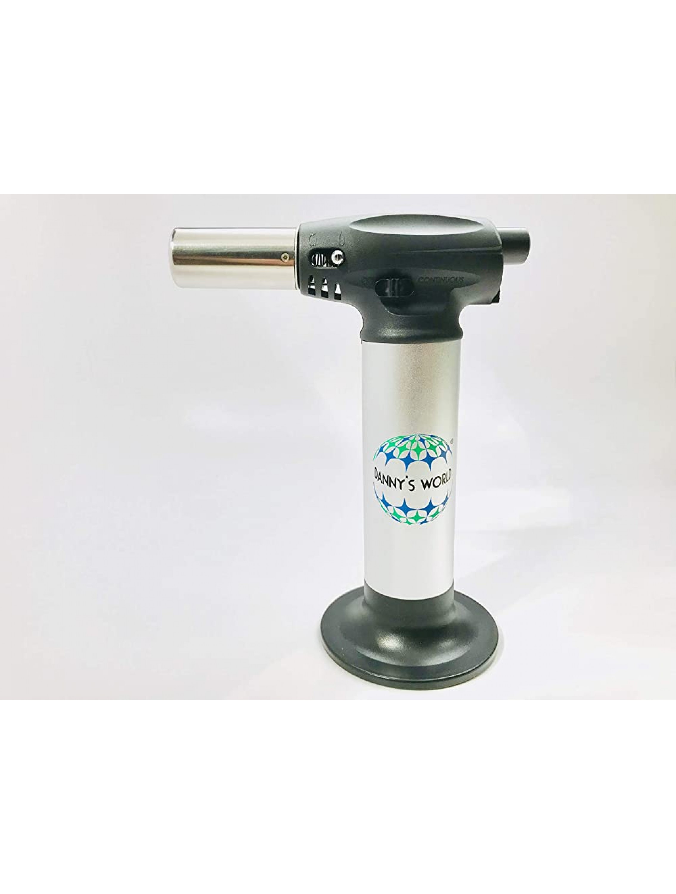 Danny's World Professional Chef's Torch Ideal for Cooking Caramelizing Sugars Custards Flans Meringue Pies and More - BP27E415I