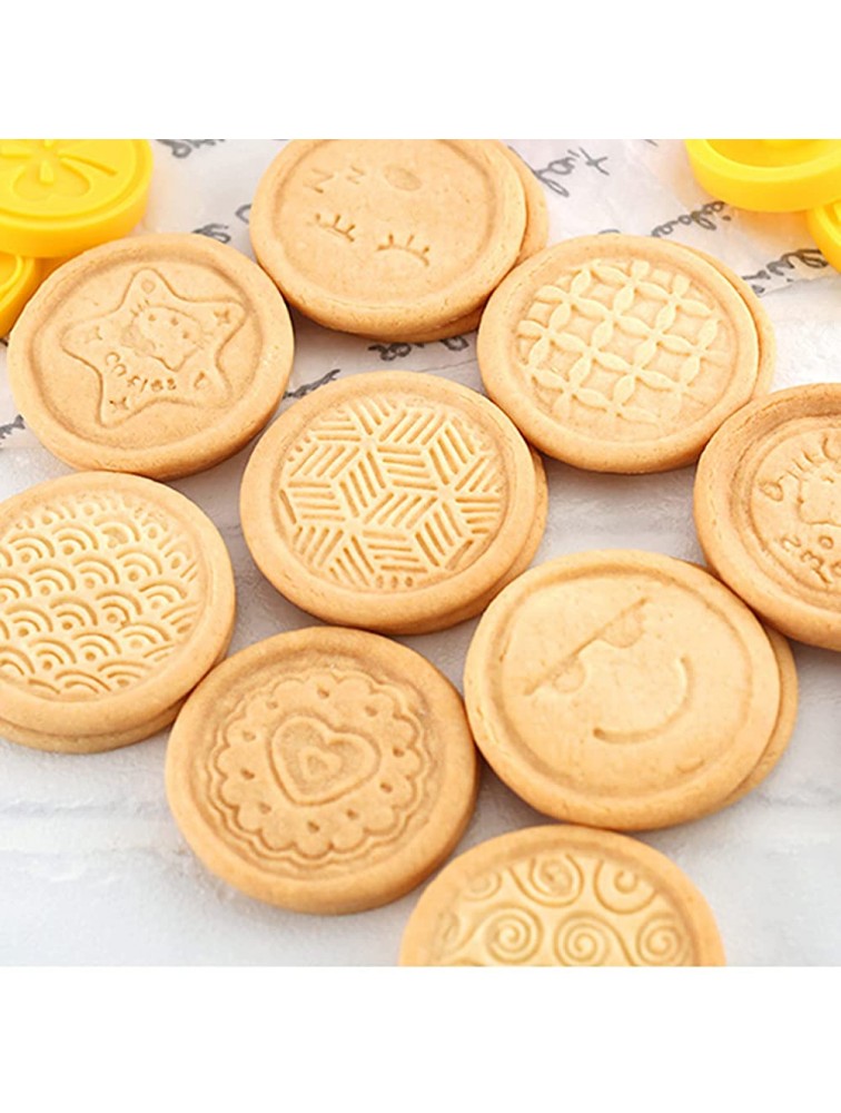 6 Pcs Biscuit Stamp Mould Cookie Stamp Mold Cartoon Animals Pattern Sugarcraft Pastry Biscuit Fondant Children Silicone Cake DIY Baking Mold Pastry Tool Honeybee - B7IYDFN5K
