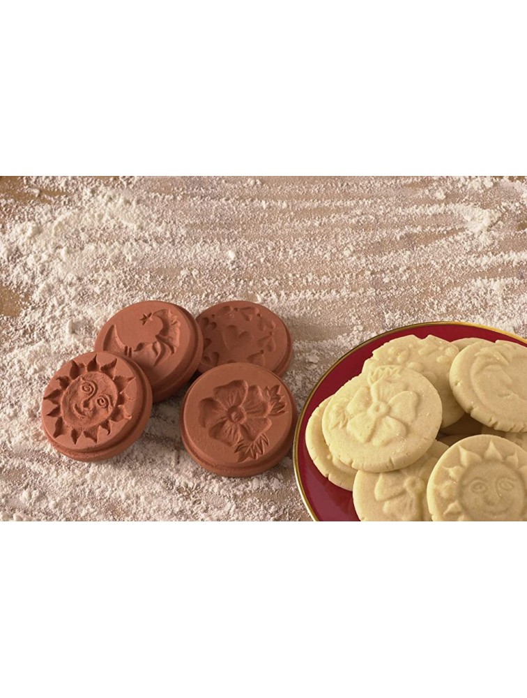 JBK Pottery Unique Cookie Stamps Full Set of 9 Designs - BN27AX2C0