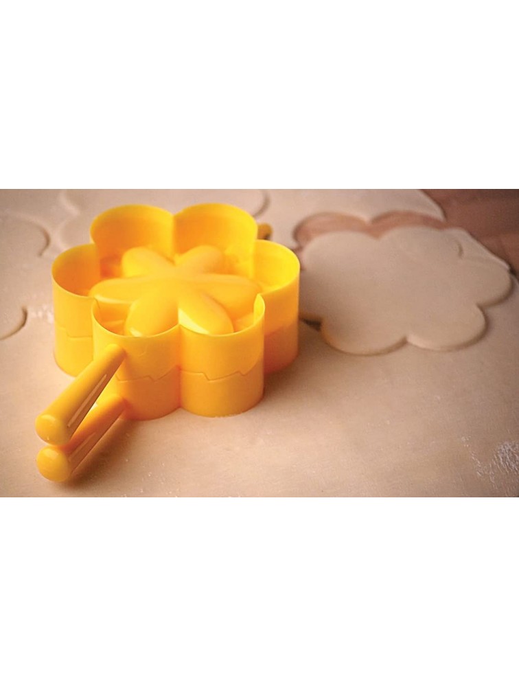 Norpro Flower Dough and Dumpling Press Yellow - BN4FNM75P