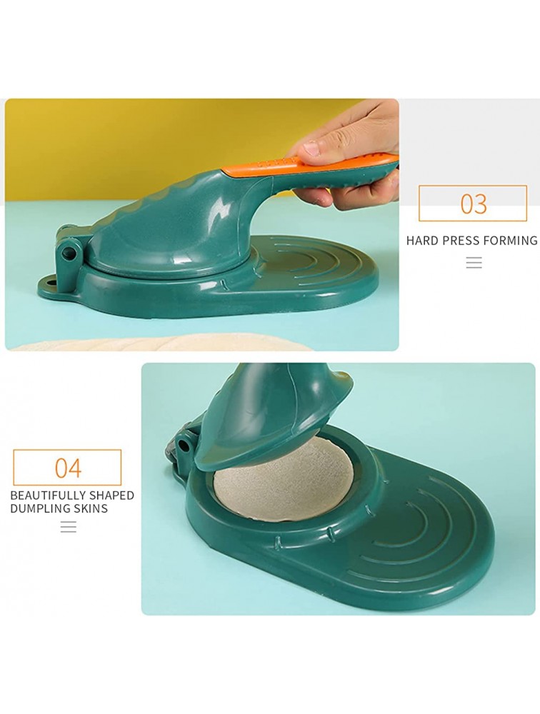 VICDONE Manual Tortilla Maker Dumpling Skin Maker with Anti-Slid Handle Manual Pressing Tools for Kitchen Suitable for 4'' Diameter Dumpling Skin - BOYB0KBXH