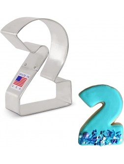 Ann Clark Cookie Cutters Number Two #2 Cookie Cutter 3.25" - BSLZAD01Y