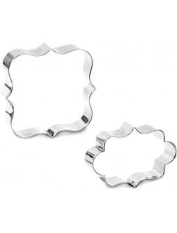 Bakerpan Stainless Steel Cookie Cutter Plaques II Set of 2 - BIG9Z1I7D