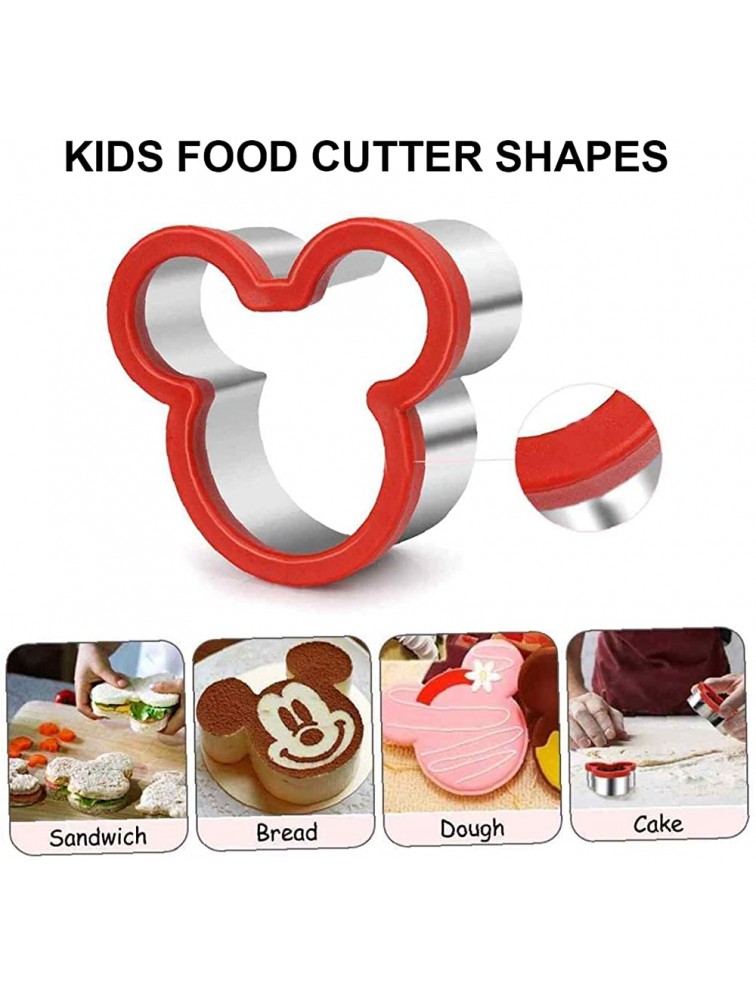 Fruit Vegetable Cutter Shapes Set Mini Pie and Cookie Stamps Mold8 pcs with Melon Baller Scoop ＆ Carving Knife Stainless Steel DIY Fun Food Decorating Tools cookie cutter for Kitchen - BMDNRHUB7