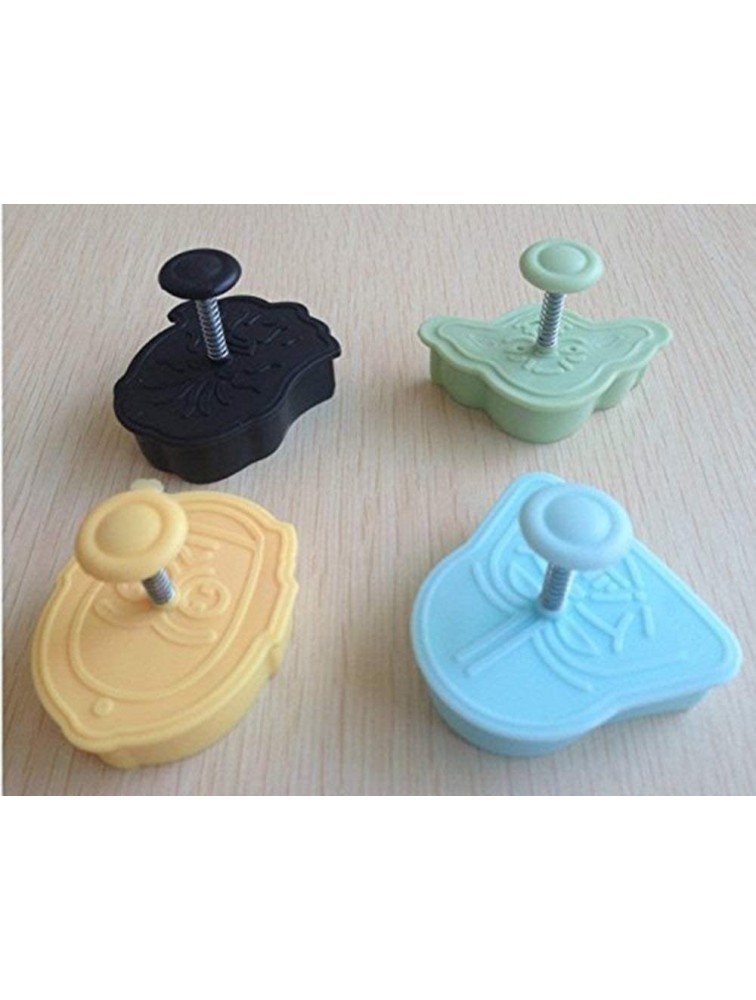 Set of 4 Star Wars Plunger Cookie Cutters Darth Vader C-3PO Yoda and Chewbacca Amazing Cake Mold Decoration Tool For Baking in Kitchen Multi-Colour - BLOG6NVEB