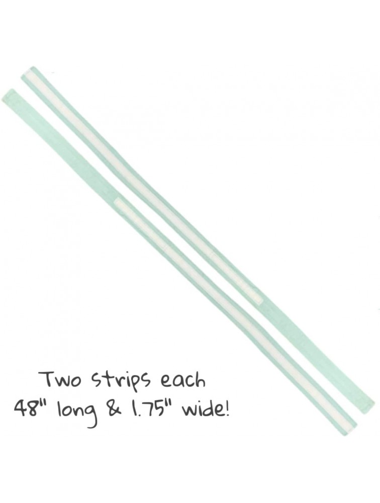 Harley’s Cake Strips Easy Bake Oven Accessories I PACK OF 2 Even Baking Strips for Cake Pans I 48” Long & 1.75” Wide Adjustable Hook and Loop Fastener Strap Cotton Fabric Strip I Baking Tools - BJUOO48CJ