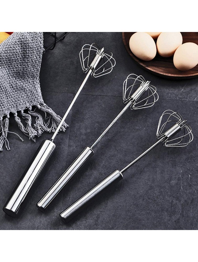 10-wire Egg Beater Dough Hook Easy to Even Thick Handle Foam Evenly with Stainless Steel for Home Kitchen Use - BVBEWXAIX