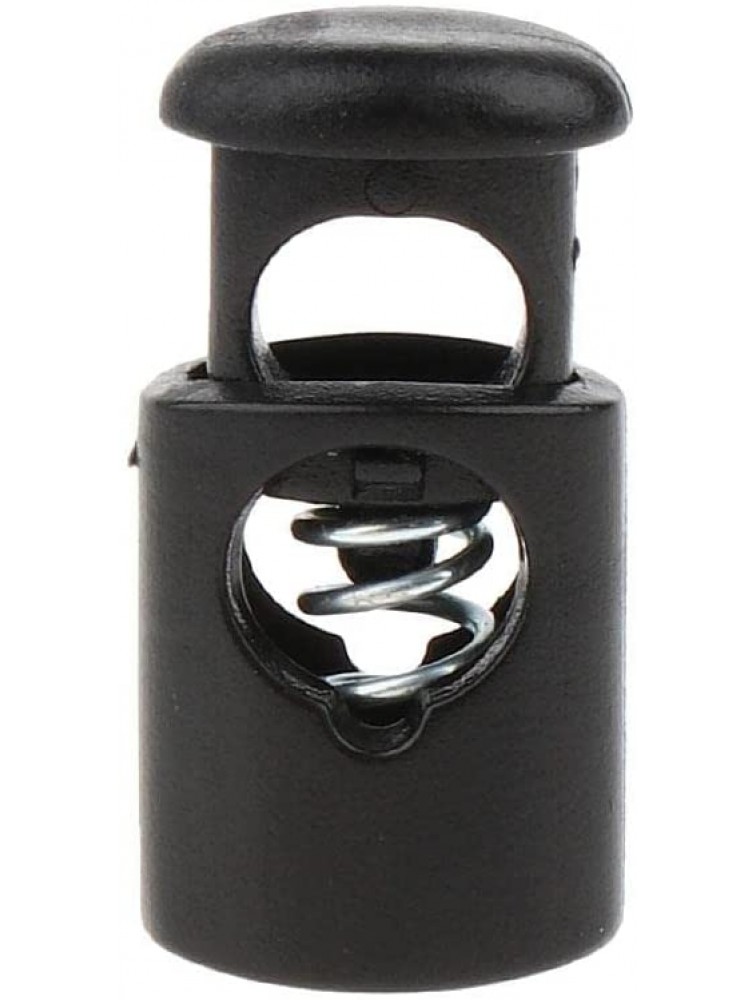 Colcolo 4 Pièces En Plastique Noir Bascule Le Ressort 1-3mm Cordon De Serrage Serrures - BIJ15N80I