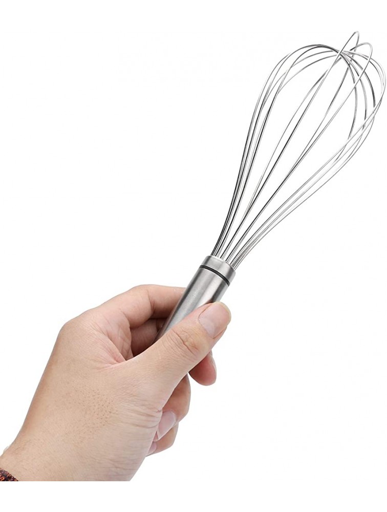 Egg Beater,Manual Egg Mixer 304 Stainless Steel 7 Wire Egg Beater Mixing Tool Kitchen Baking Gadgets - BD8YBTEYD