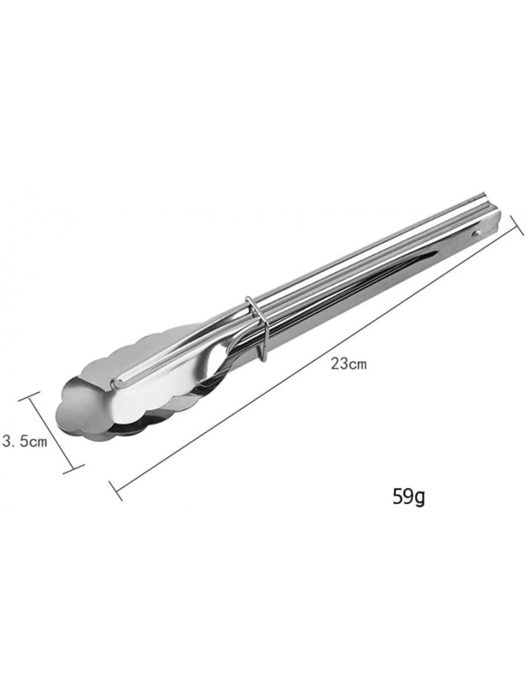 Z-Chen Kitchen tools 1pc Stainless Steel Food Clip Color : Silver Size : One-size - BCS5BKA5V