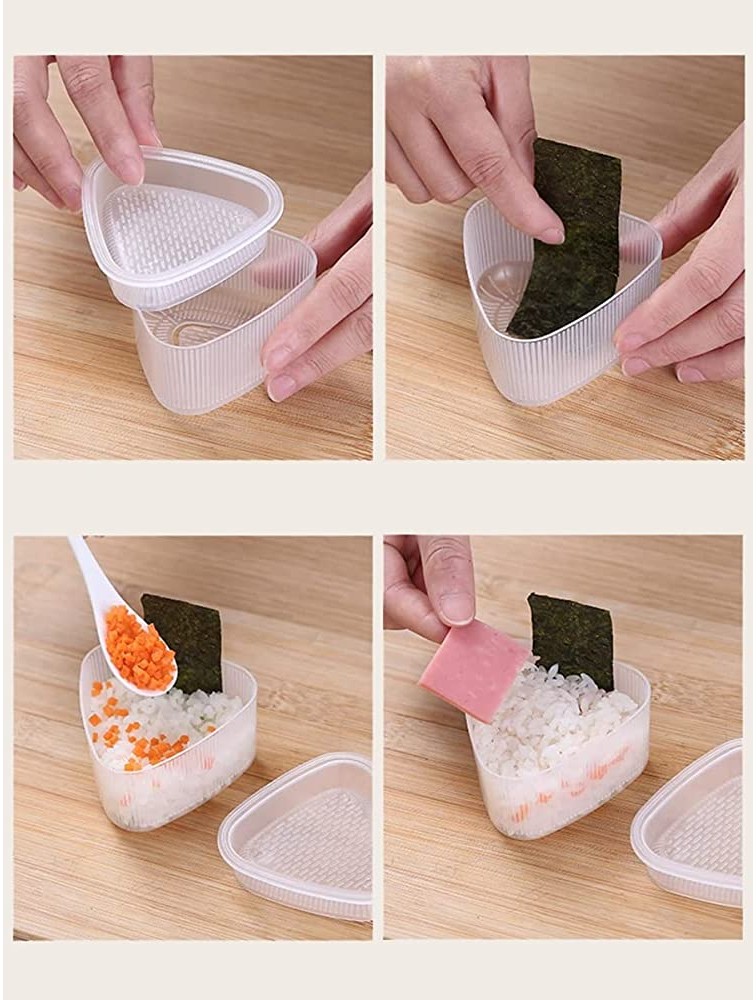 Z-Chen Kitchen tools 2pcs Triangle Rice Ball Mould Color : Multi Size : One-size - BLTEF0VML