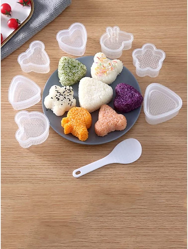 Z-Chen Kitchen tools 3pcs Random Shaped Rice Ball Mold Color : Multi Size : One-size - BIJQYIKMU