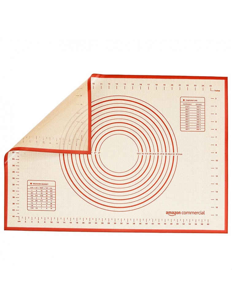 Commercial Silicone Pastry Mat with Measurements 28 x 20 IN - BYXRX0Y75