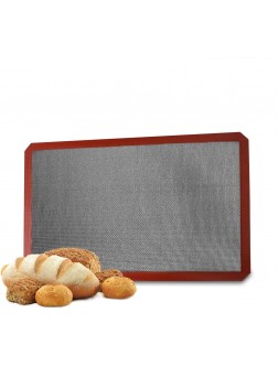 Glitz Star Silicone Bread Baking Mat Non Stick Oven Liner Perforated Steaming Mesh Pad For Full Size Cooking Sheet,22.4X14.6inch - BIL5IV1NN