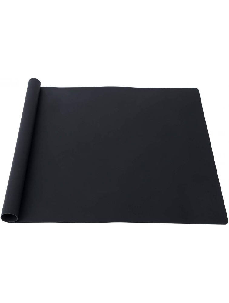 KimTin 60cm×40cm Heat Resistant Mat for Air Fryer Site on Thick Silicone Mats for Kitchen Counter Countertop Protector No-slip Resistant Desk Saver Pad,Multipurpose Mat,PlacematBlack… - BZYSP3EOM