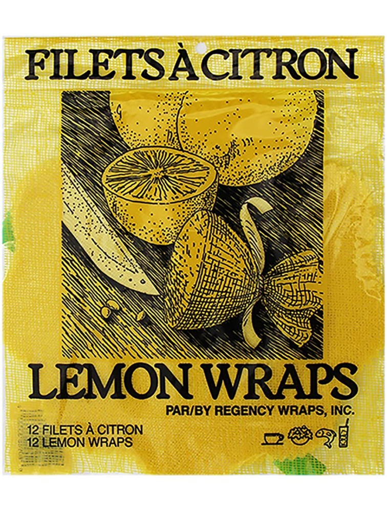 Regency Wraps Wraps with Ribbons for Covering Lemon Halves to Keep Seeds Out of Food 12 Pack 1 EA - BP58MUYZB