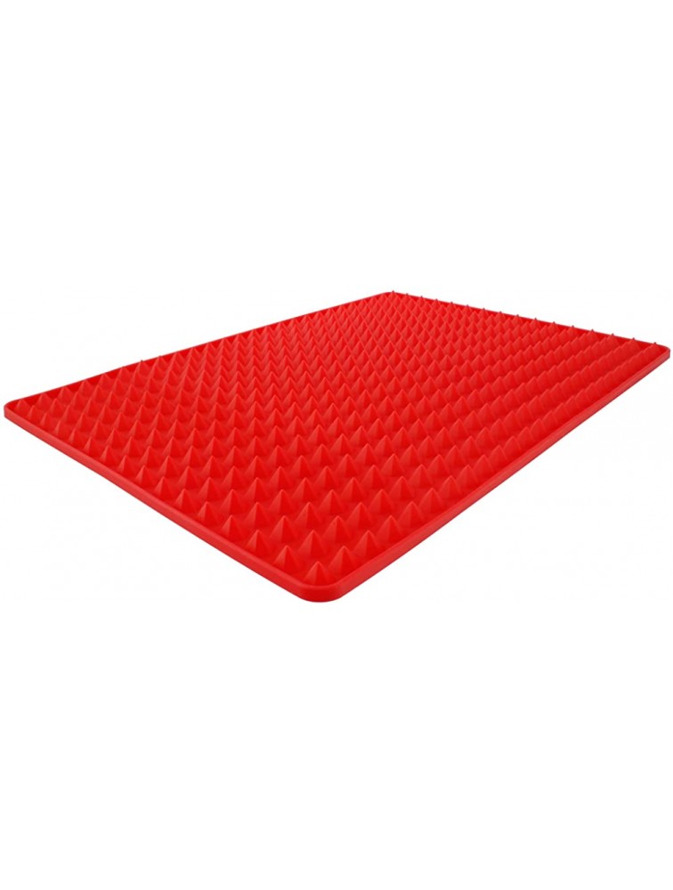 Traytastic! Non-Stick Pyramid Style Silicone Mat for Baking Making Gummies Crafting and more - BB6GJ7TKF