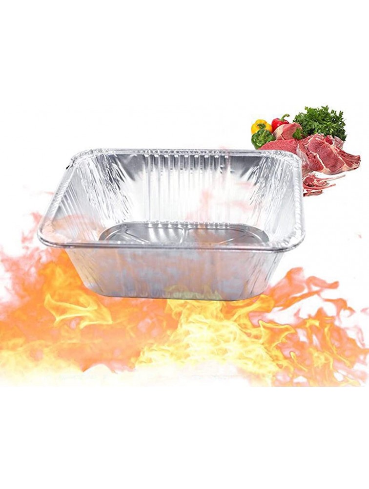 YYFANGYF Disposable Cookware Loaf Pans One-time Barbecue Tray Tin Foil Grilled Fish Pan Aluminum Foil Bakeware Insulation Pot for Take Out Restaurant - BZI3K6BO9