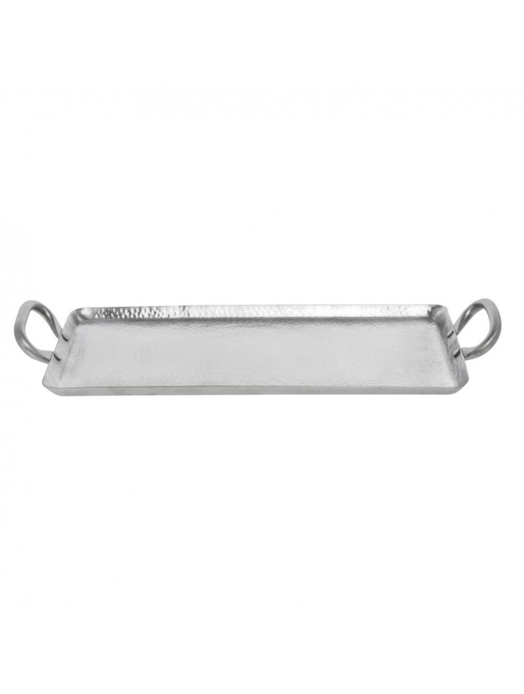 American Metalcraft G21 Hammered Stainless Steel Griddle Small Rectangle 1-1 2 H 9 W 21-3 4 L Stainless Steel - BX9ONLKZL