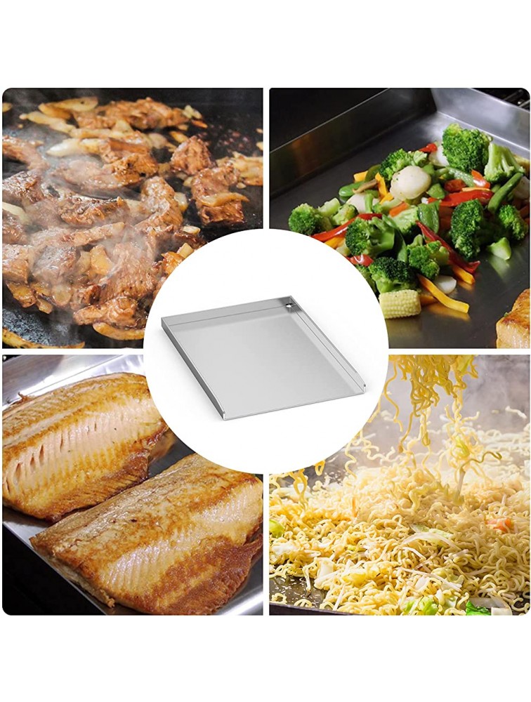 Stanbroil Universal Stainless Steel Griddle Pan for Outdoor Grill Stove Cooking - BF1DD8MXK