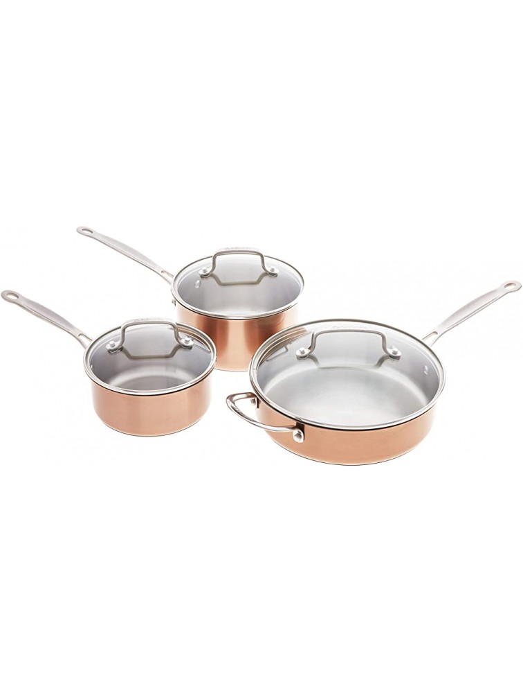 Chef’s Classic Stainless Color Series Cookware 11PC Set - B6EZZUKZI
