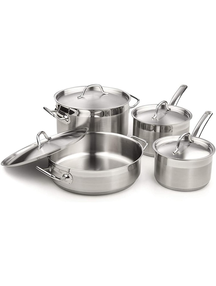 Cooks Standard Professional Stainless Steel Cookware Set 8PC 8 PC Silver - BJDDVIV48