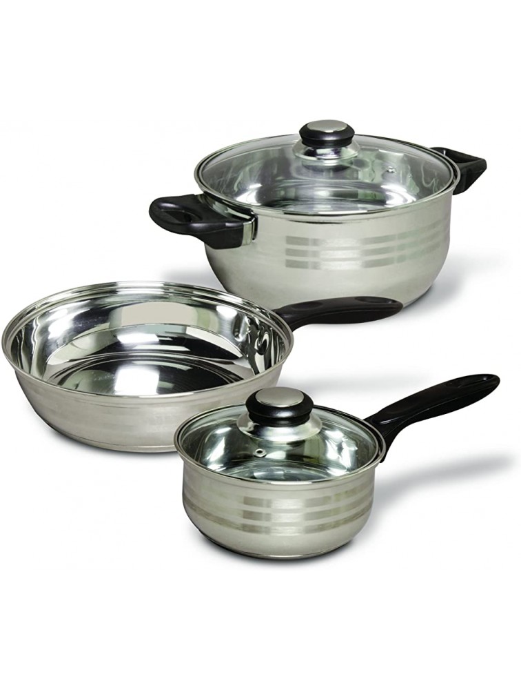 Gibson Home Back to Basics Stainless Steel Cookware Set 32-Piece Stainless Steel - BZ4YL4WAX