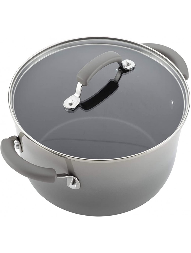 Rachael Ray Brights Nonstick Cookware Pots and Pans Set Sea -Salt Gray - B7R2Y5D7U